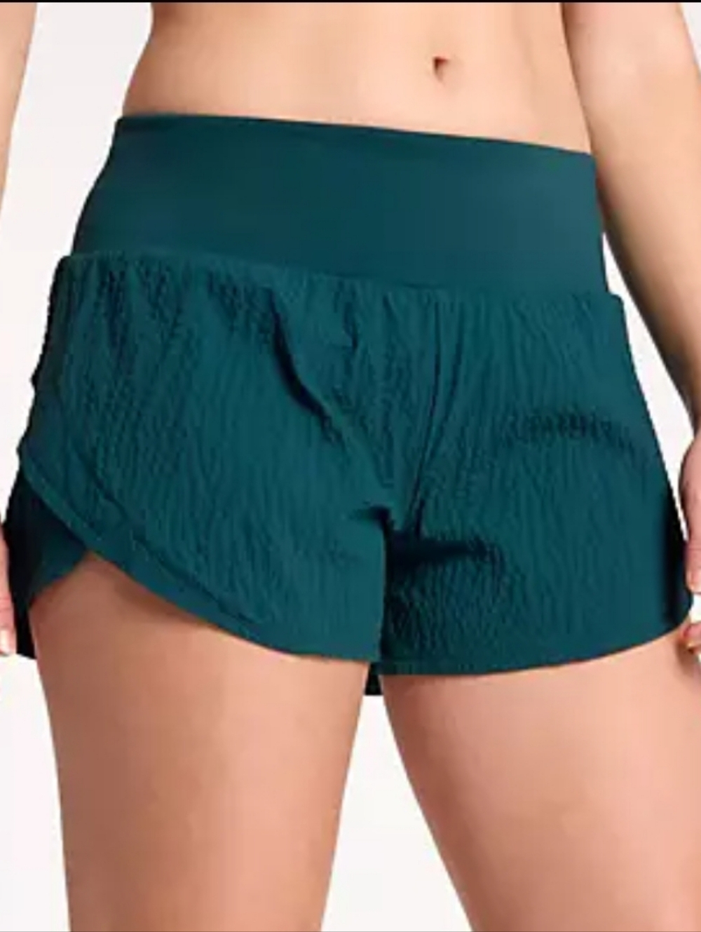 New CALIA by Carrie Underwood Sea Green Athletic Split-Hem Shorts Size XXL